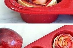 Przygotowanie przepisu Fenomenalne różyczki z jabłek i ciasta francuskiego, krok 5